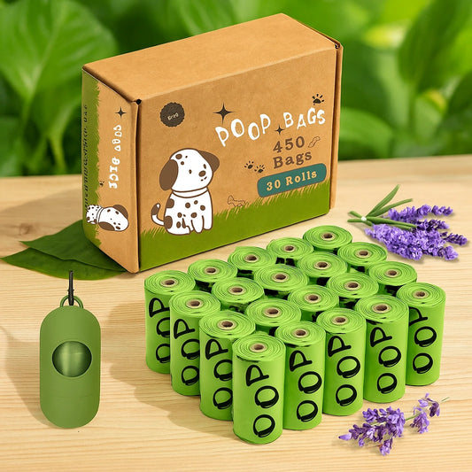 Bolsas Biodegradables para Excrementos de Perro con Aroma a Lavanda